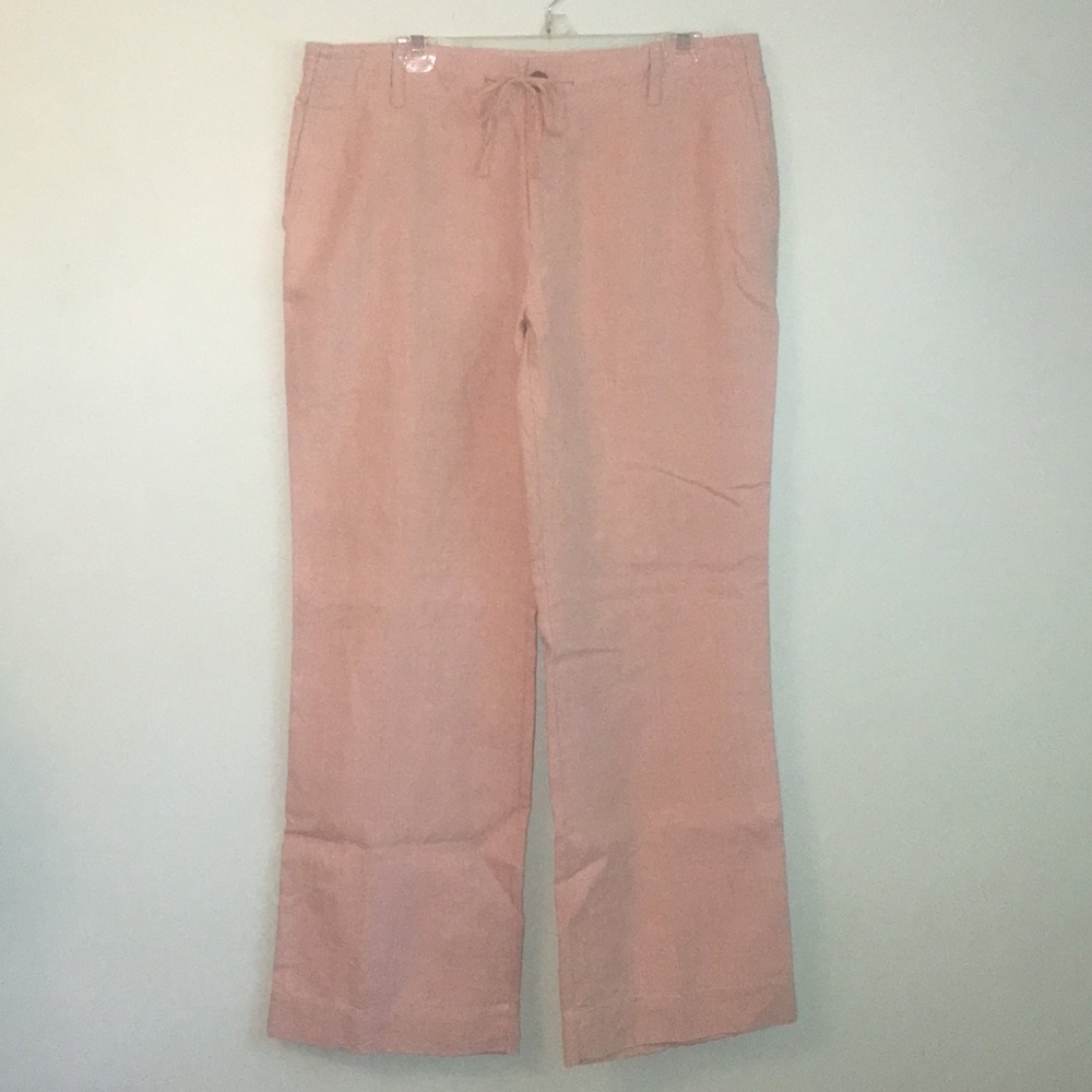 Liz Claiborne Sloane Linen Pants Size 12